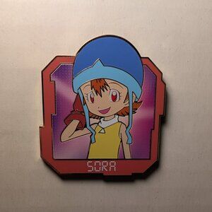 Digimon Mystery Series Sora Enamel Pin Official Collectible Metal Lapel Badge